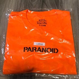 ASSC x Undefeated Paranoid Orange Tee